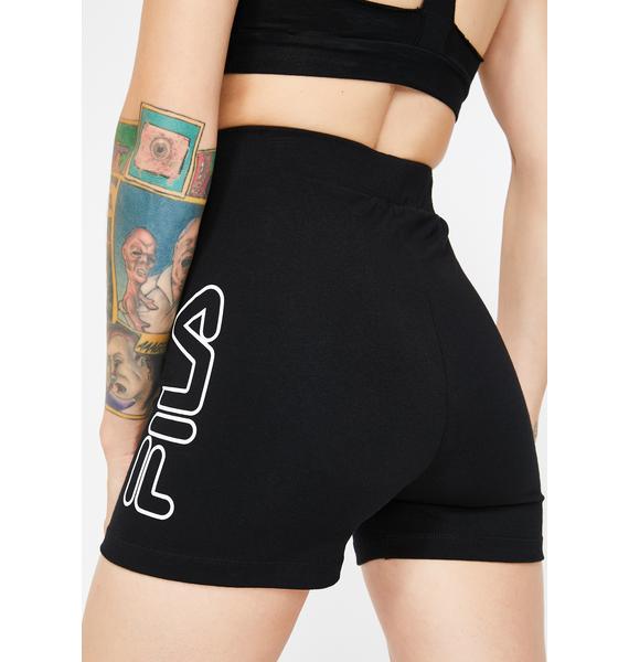 fila biker shorts women's