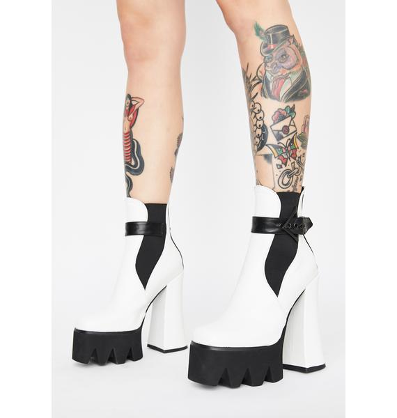la moda perceptions chunky platform boots