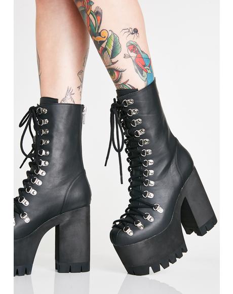 midnight baddie behavior platform boots