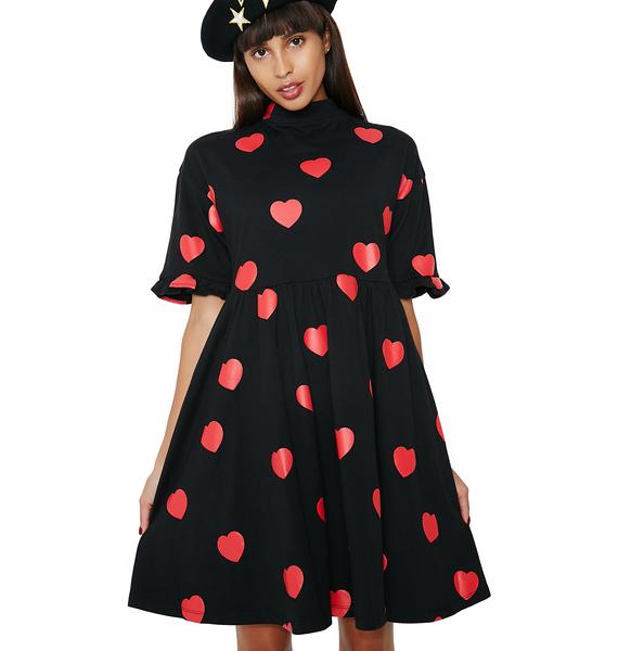 Lazy Oaf Heart Spot Dress | Dolls Kill