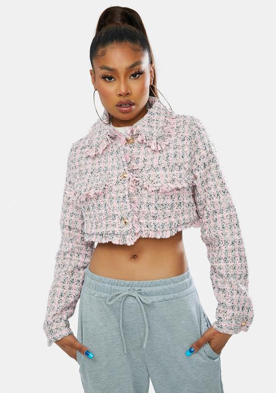 tweed jacket cropped